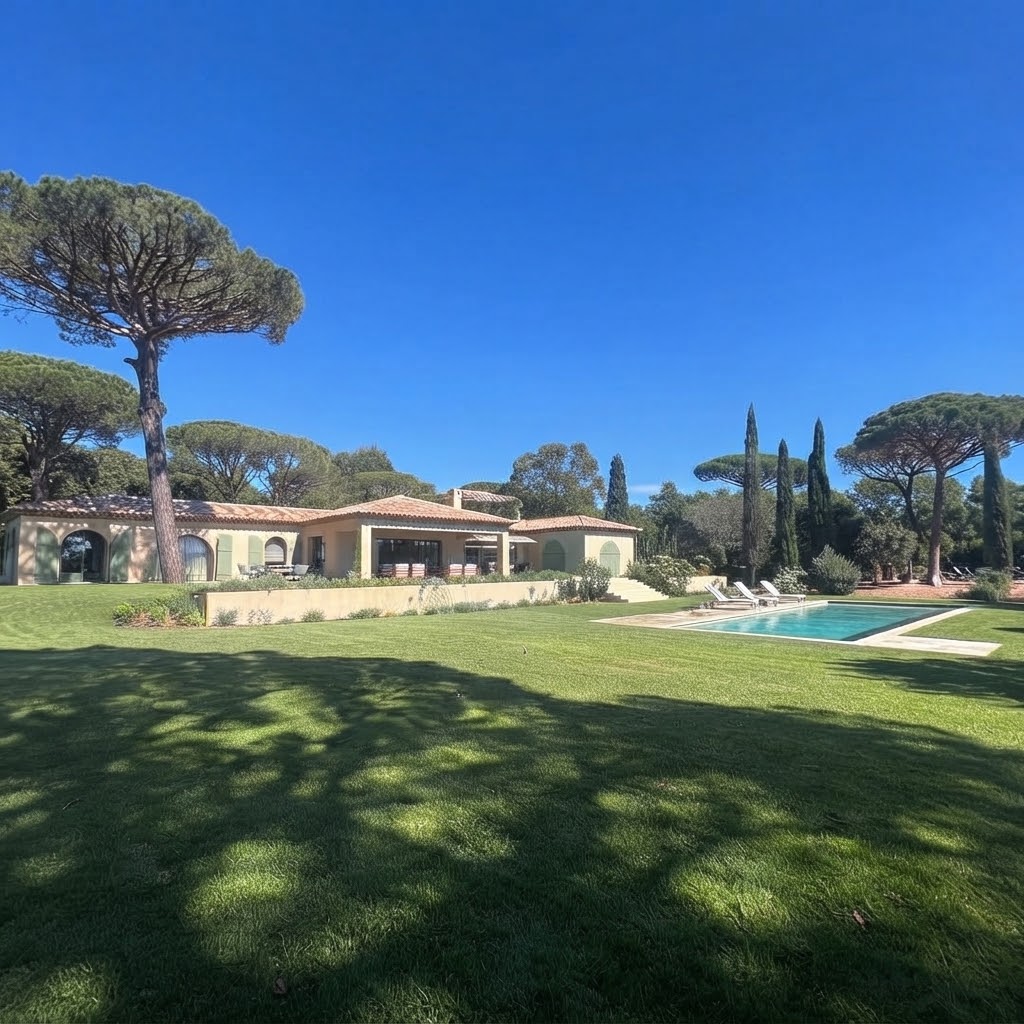 Aménagement paysager d'une villa provençale